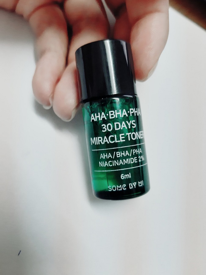 Combo 3 Nước hoa hồng giảm mụn Some By Mi AHA BHA PHA 30 Days Miracle Mini 6ml x 3