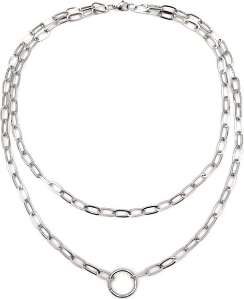 Dây chuyền titan 2 lớp phong cách punk trẻ trung