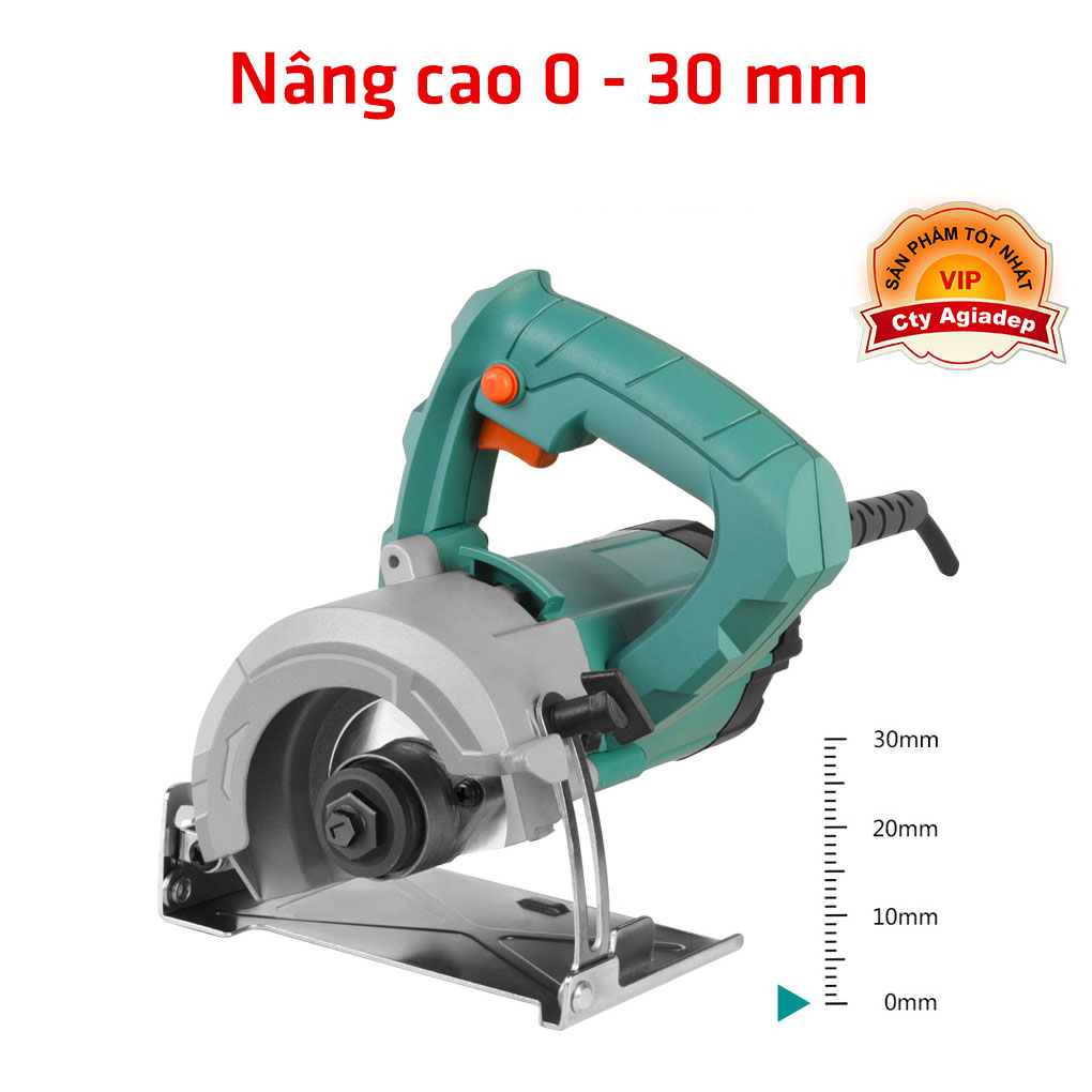 Máy cắt sắt gỗ đá đa năng Power Action + Bộ phụ kiện 4 lưỡi (Màu Xanh)