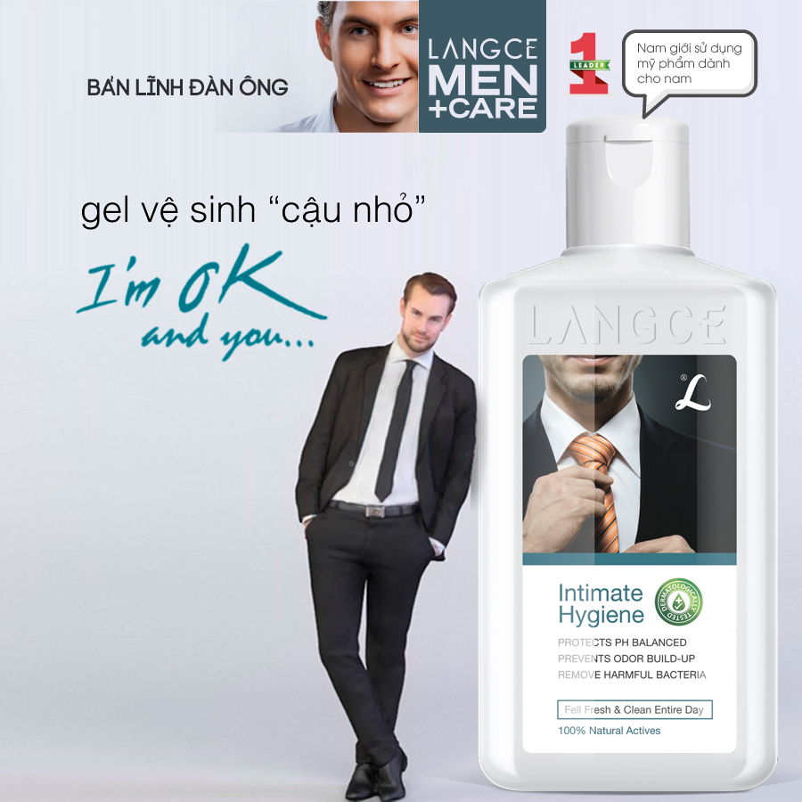 Toner - Nước Cân Bằng Da Collagen+ Tự Nhiên 120ml Da Khô - Tem Xanh cho Nam TẶNG Gel Vệ Sinh Vùng Kín Nam 100ml LANGCE