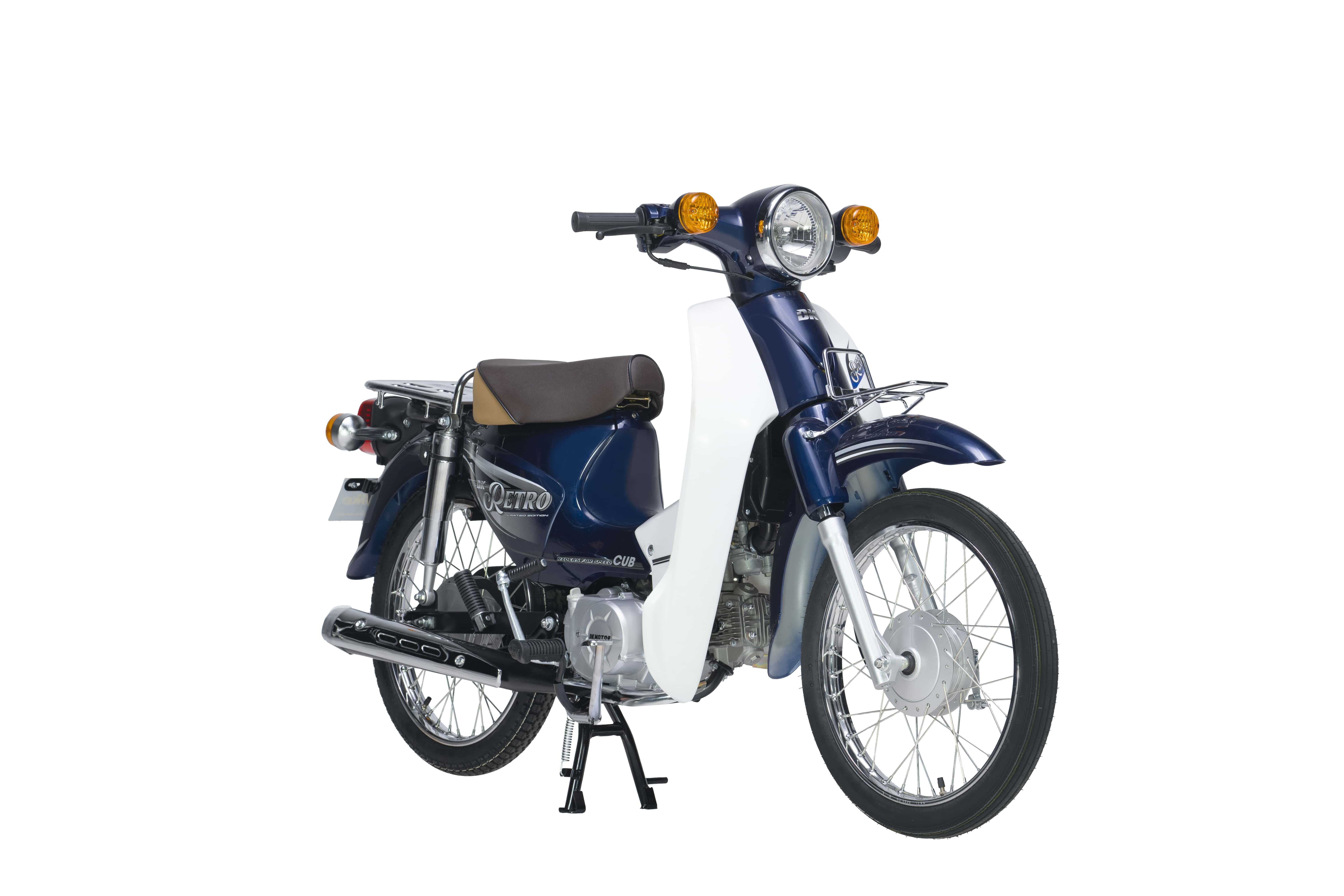 Xe Máy 50cc DK Retro - Màu Xanh Cửu Long