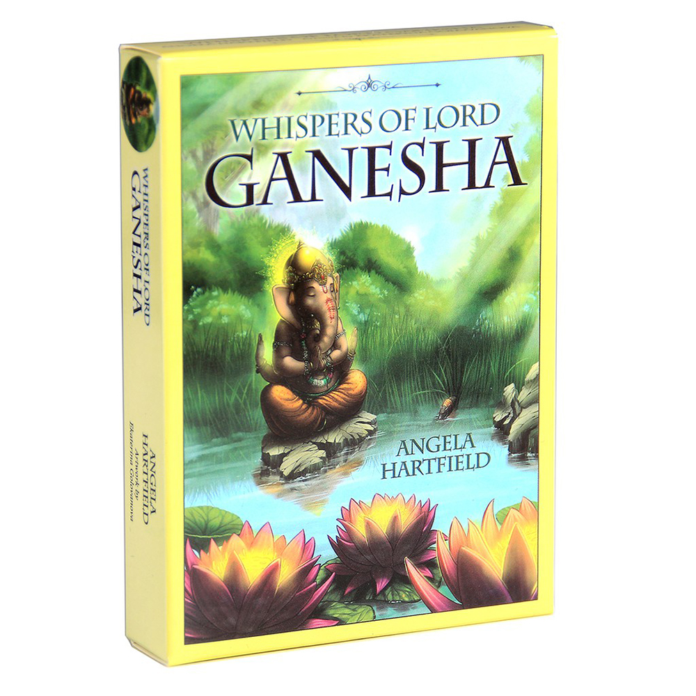 Bài Whispers Of Lord Ganesha 50 Lá Bài Tặng File Tiếng Anh Và Đá Thanh Tẩy