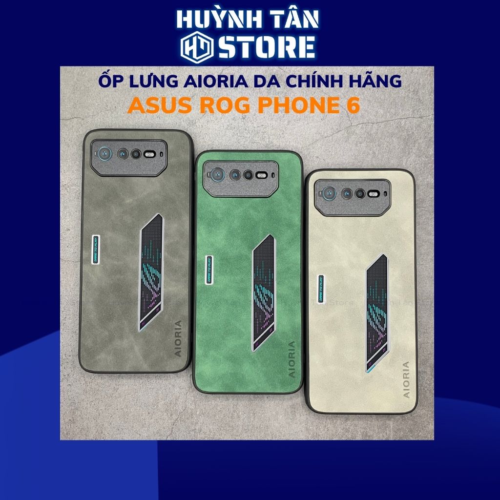 Ốp lưng rog phone 6 chống bám vân tay bảo vệ camera AIORIA DA phụ kiện điện thoại huỳnh tân store