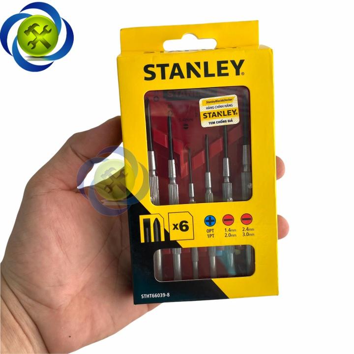 Bộ vít điện tử Stanley STHT66039-8 cán sắt 6 cây