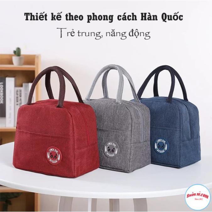 Túi Vải Giữ Nhiệt Họa Tiết Trơn Lịch Sự