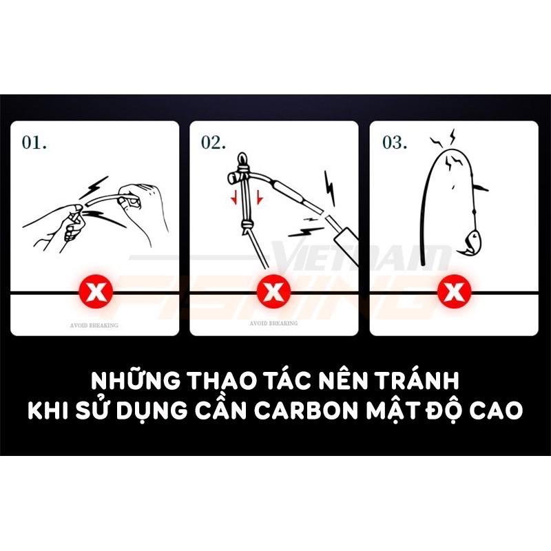 Cần câu tay handing siêu nhẹ tải cá 10kg