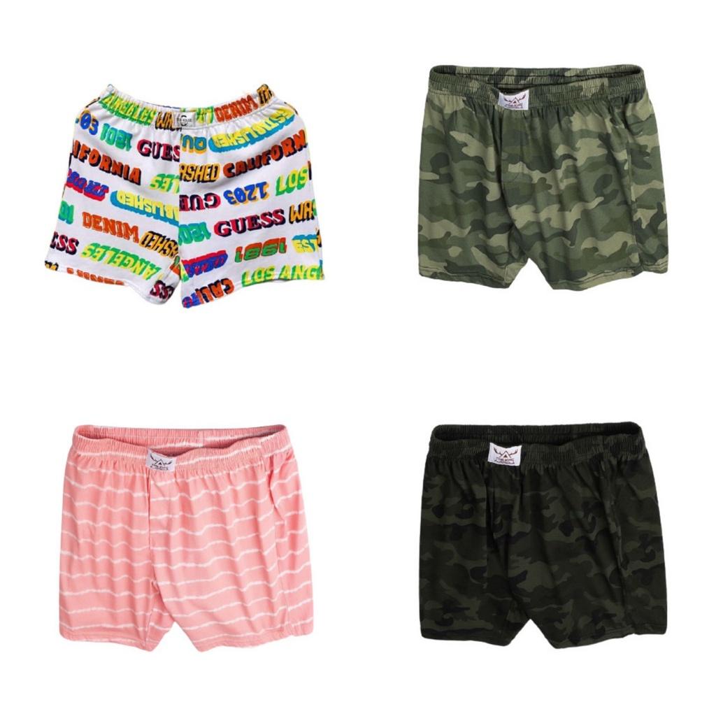 Combo 5 quần đùi nam thun cotton mặc ở nhà