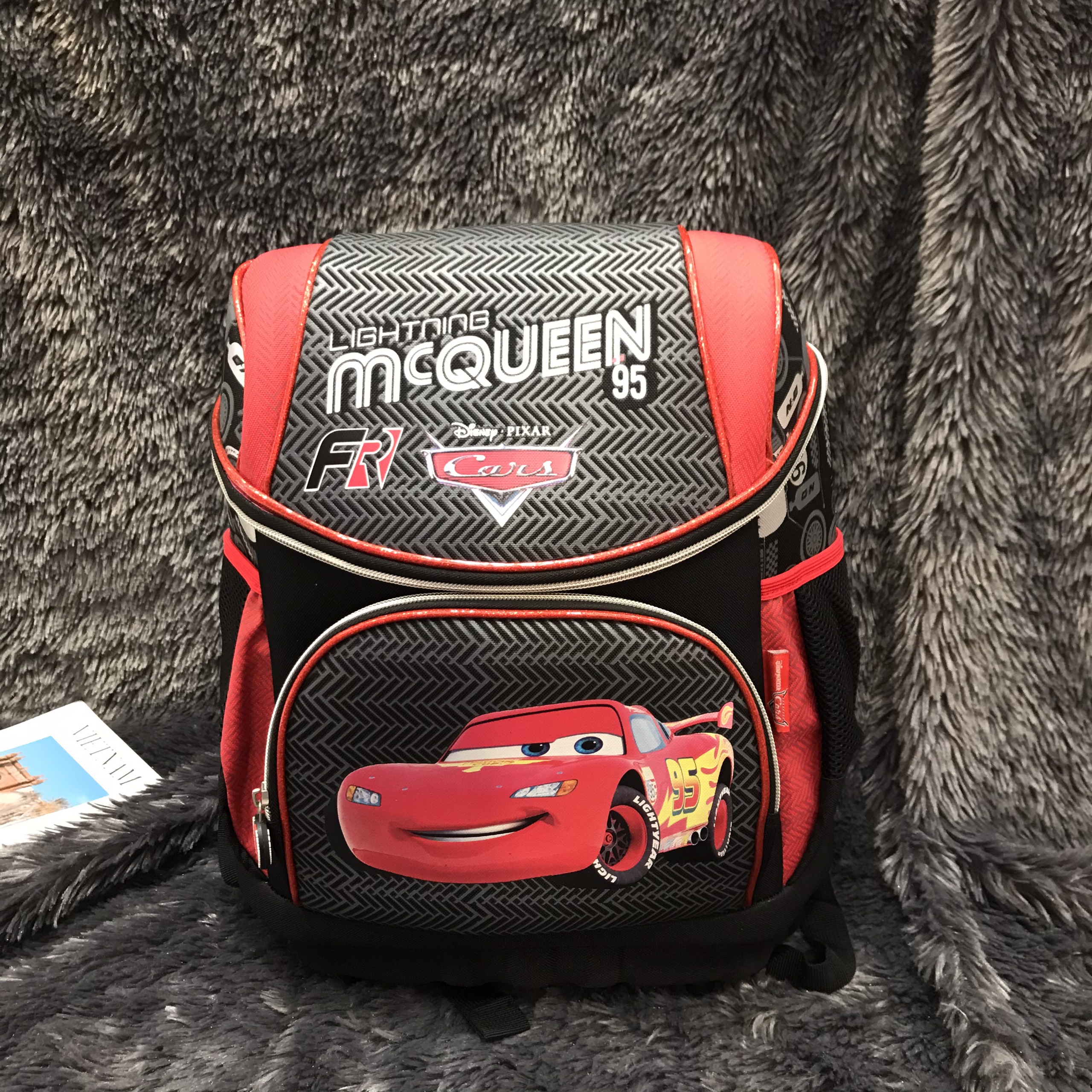 Balo phù chống gù lưng 15''cao cấp hình xe đua Car MCQUEEN 95 - BLHXMQ15