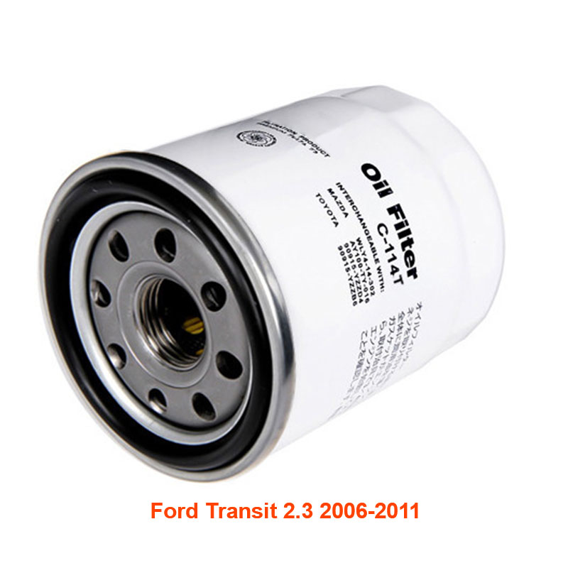 Lọc nhớt cho xe Ford Transit 2.3 2006, 2007, 2008, 2009, 2010, 2011 6M346731AA mã C114T-8