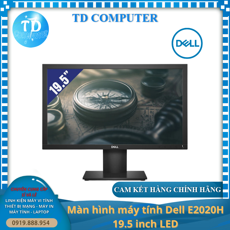 Màn hình máy tính 19.5inch Dell E2020H (1600 x 900/TN/60Hz/5 ms) - Hàng chính hãng FPT phân phối