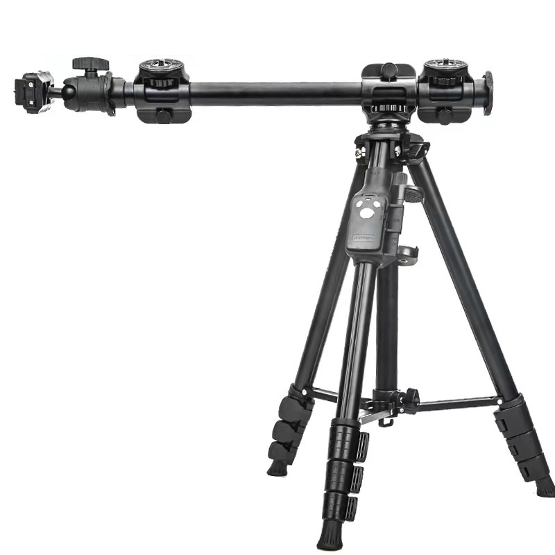 KỆ ĐỠ ĐIỆN THOẠI CAO CẤP QUAY VIDEO TỪ TRÊN XUỐNG TRIPOD YUN-TENG và tay ngang 63cm