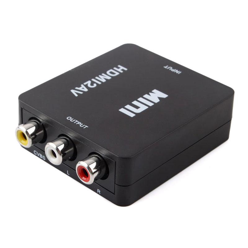 SOAIY Bộ chuyển đổi tín hiệu từ HDMI sang AV Mini - Hàng Nhập Khẩu
