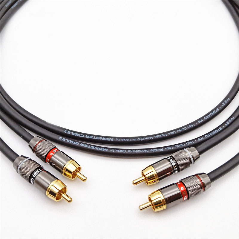 Bộ 02 Dây Tín Hiệu Audio RCA Chống Nhiễu Monster Standard 100 AZONE