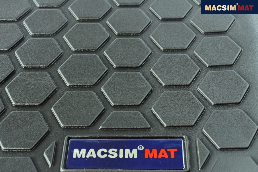 Thảm lót cốp xe ô tô dành cho PEUGEOT 3008 ( 2013-2015) nhãn hiệu Macsim chất liệu TPV cao cấp màu đen