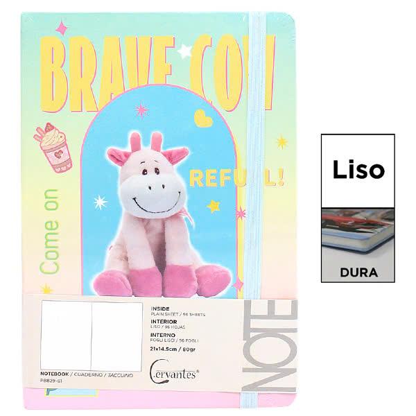 Sổ Ghi Chú A5 - Giấy Trơn - 192 Trang 80gsm - Cervantes PB829-61 - Brave Cow