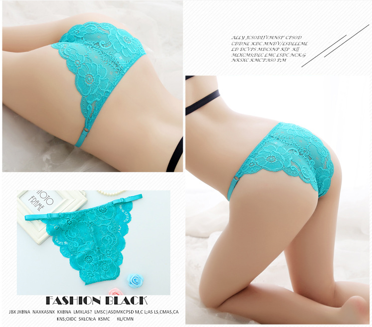 Combo 2 quần lót ren nữ sexy cạp thấp, dây hông mảnh đầy gợi cảm  LYEQ051