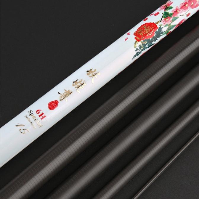 Cần câu tay Yêu Nhiễu Tôn 6H Tặng kèm Ngọn phụ đủ kích thước 3m6 4m5 5m4 6m3 7m2 tốt
