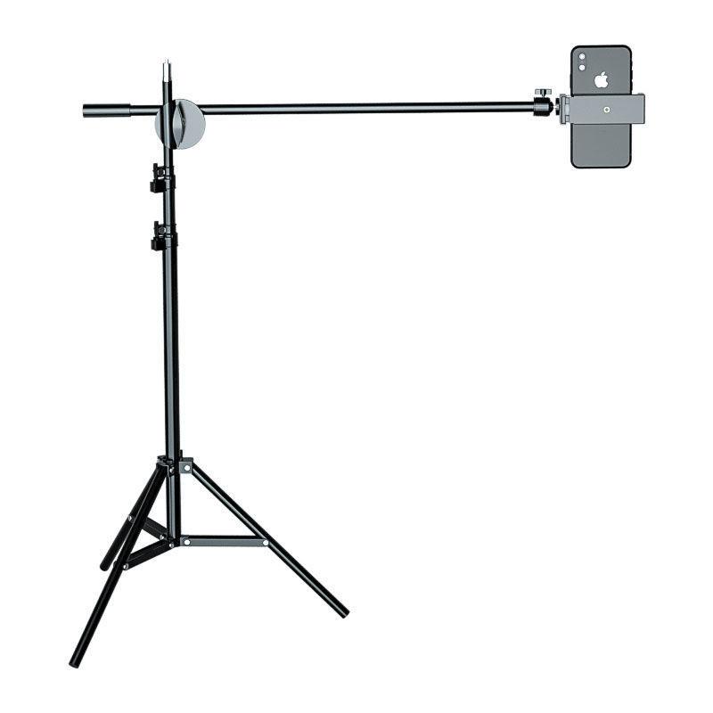 Phong cách mới nhất khung điện thoại di động hạ cánh phát sóng trực tiếp trên cao chụp ảnh máy tính để bàn ghi hình khung lấp đầy ánh sáng chân máy giảng dạy lớp vi mô