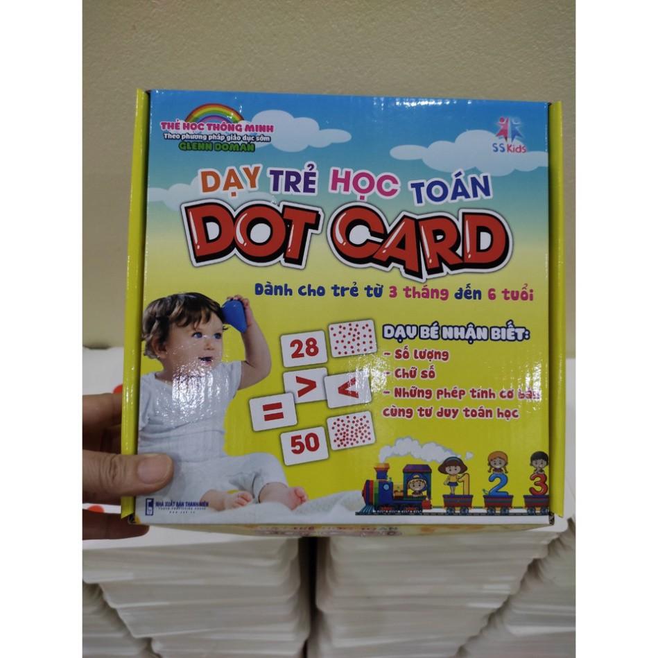 Bộ Thẻ học Toán chấm Dot card theo pp Glenn Doman dành cho bé từ 3 tháng tuổi trở lên