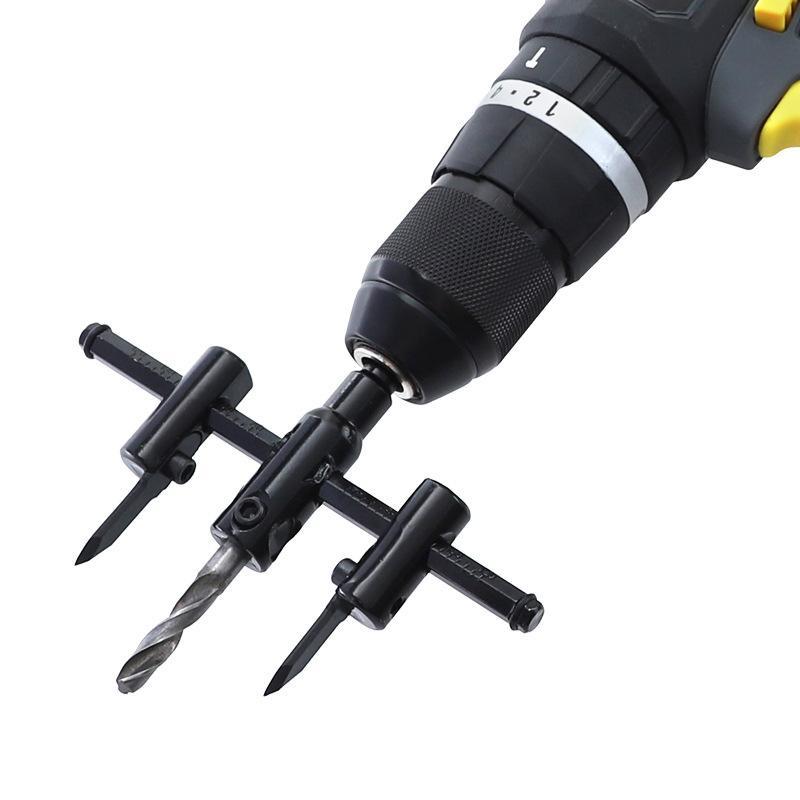 Mũi khoan khoét gỗ thạch cao lỗ tròn 30-200mm điều chỉnh linh hoạt thông minh