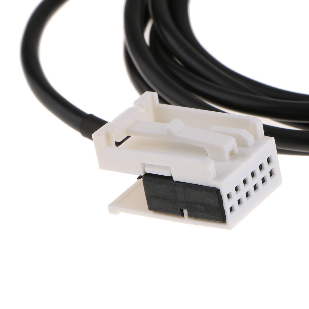 3.5mm Female Jack AUX AUDIO Cable Input Adapter