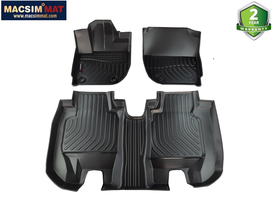 Thảm lót sàn xe ô tô Honda HRV 2018-2023 qd Nhãn hiệu Macsim chất liệu nhựa TPE  hàng loại 2