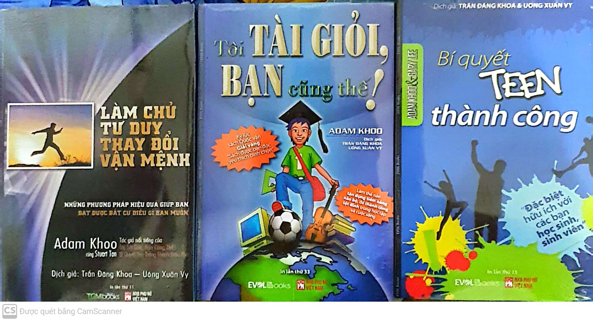 COMBO LÀM CHỦ TƯ DUY THAY ĐỔI VẬN MỆNH + TÔI TÀI GIỎI BẠN CŨNG THẾ + BÍ QUYẾT TEEN THÀNH CÔNG