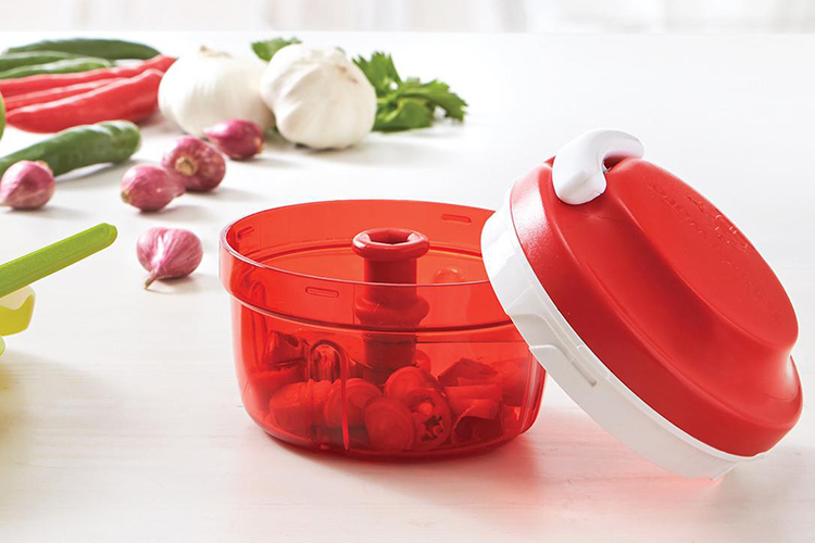 Máy Xay Thực Phẩm Tupperware Turbo Chopper (300ml) - Đỏ