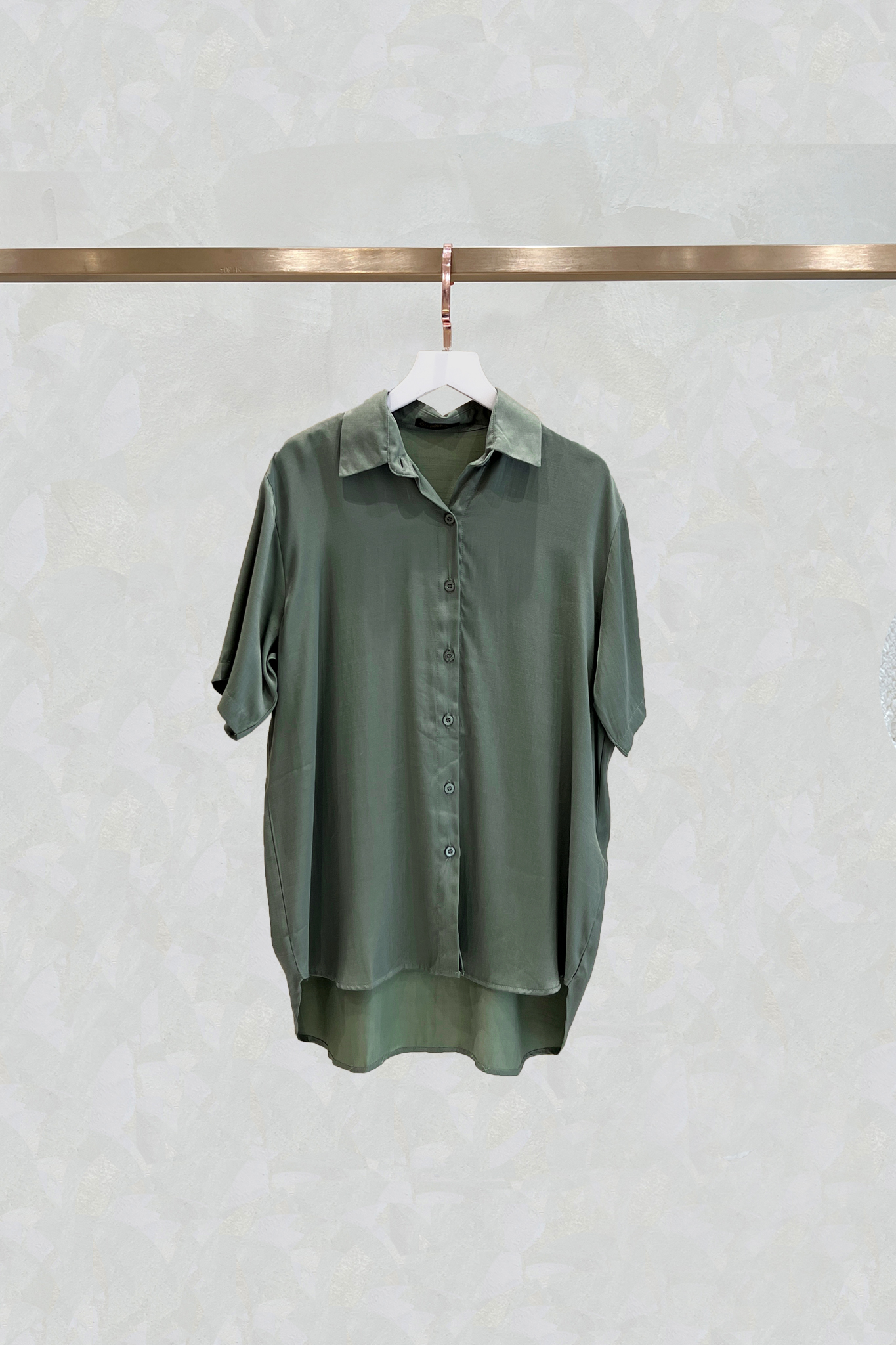 OLV - Áo sơ mi Basic Shirt in Olive
