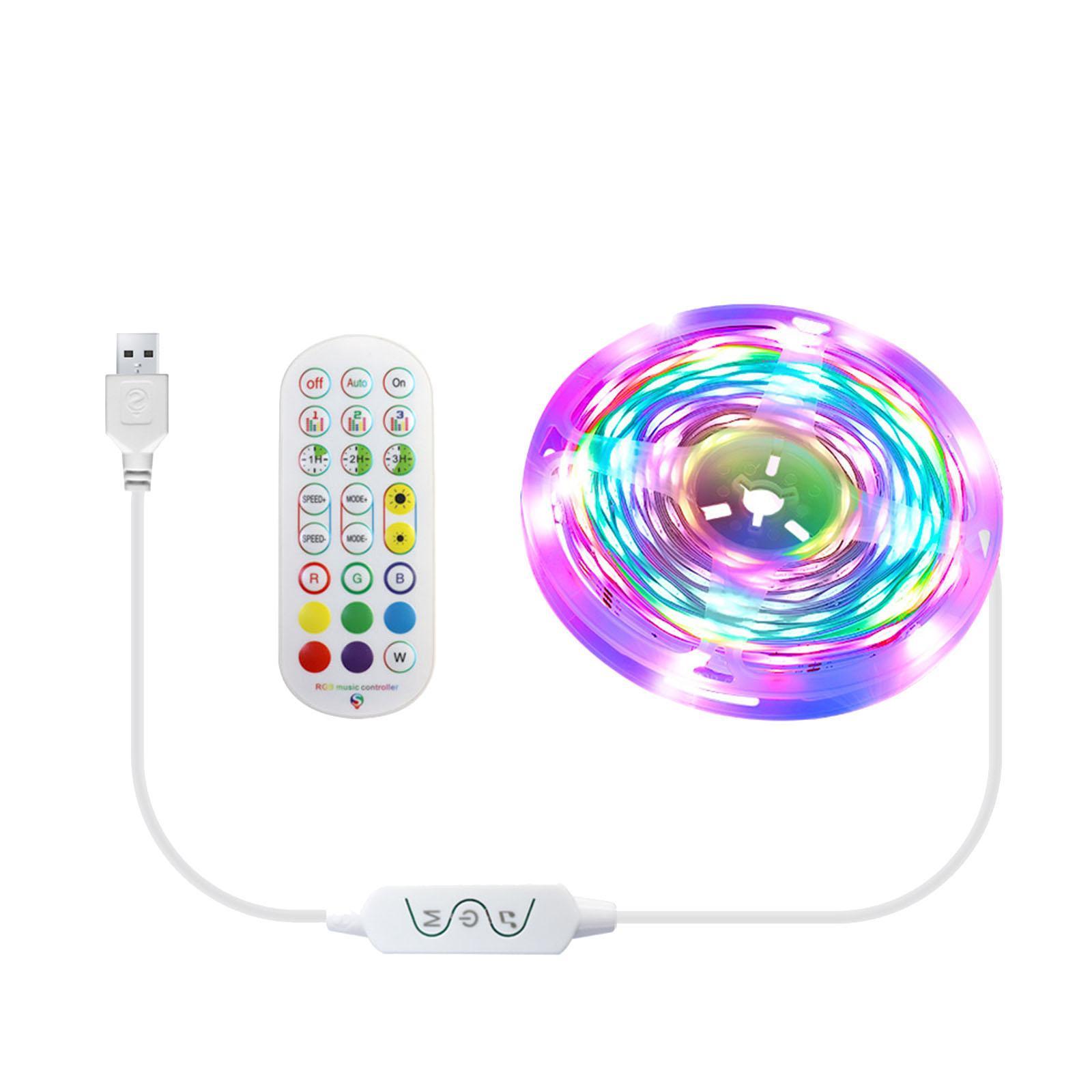 Strip lights light rgb usb Home Party 2m 28 Leds