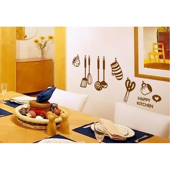 Decal trang trí tường hình Dụng Cụ Làm Bếp