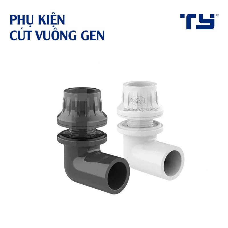 Cút vuông gen nhựa PVC nhãn hiệu TY dùng cho bể cá cảnh
