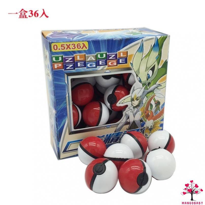 Set hộp 36 bóng pokemon - Bên trong mang đựng mô hình và quà tặng