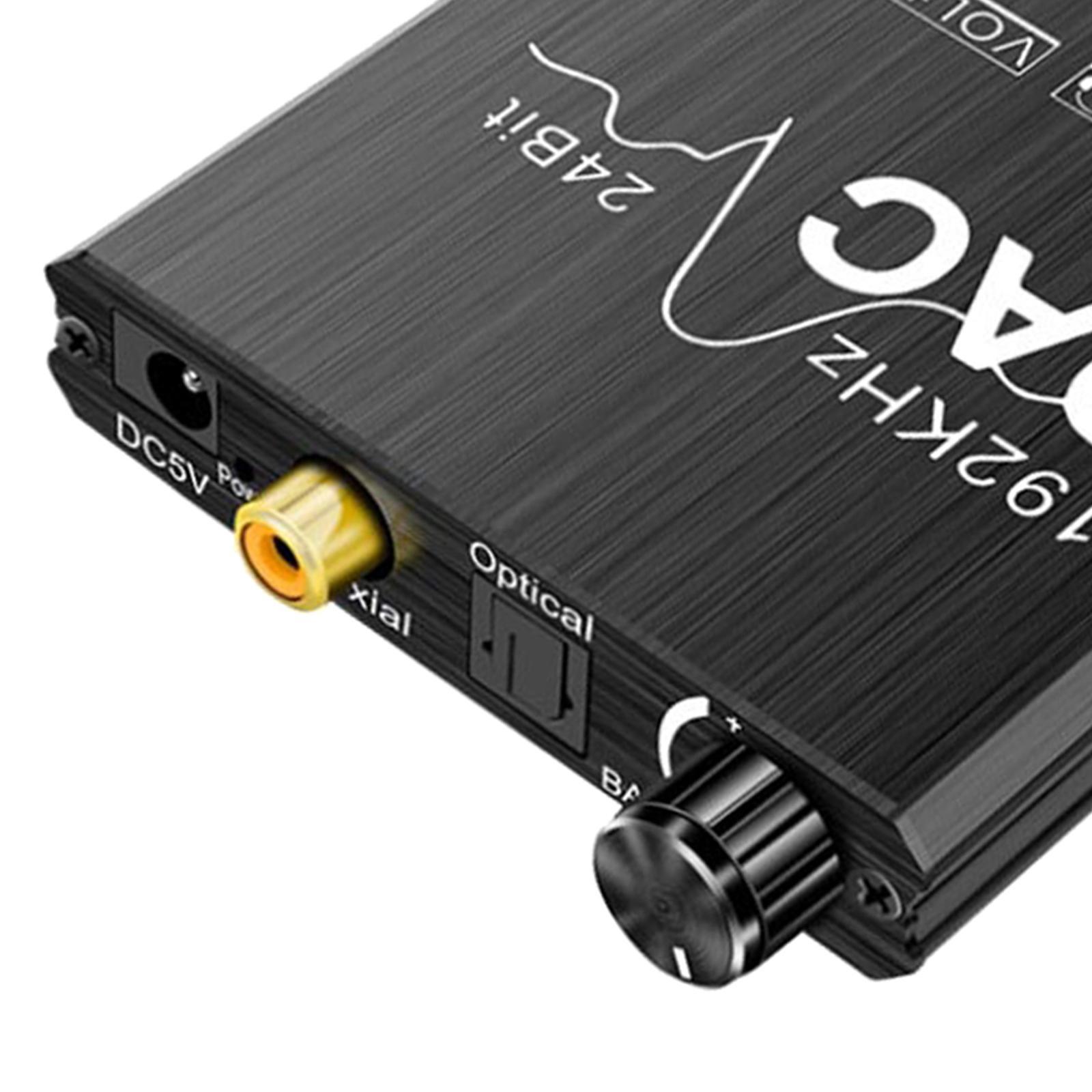 192KHz  To Analog  Converter Optical  24Bit 3.5mm   1x