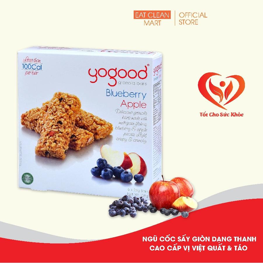 Thanh Ngũ Cốc Việt Quất Táo Yogood - Granola Bars Blueberry Apple Hộp 138g