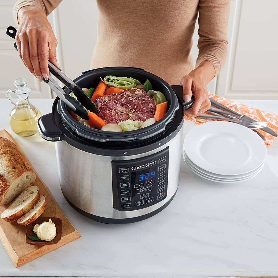 Nồi Nấu Đa Năng Crockpot Express CSC051X, Nồi Nấu Cháo Cho Bé, Nồi Kho Cá, Nồi Hầm, Dung Tích 5,6L, Công Suất 1000W