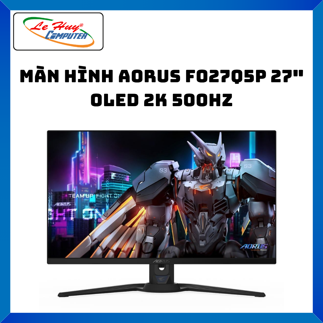 Màn hình AORUS FO27Q5P 27" OLED 2K 500Hz - Hàng Chính Hãng