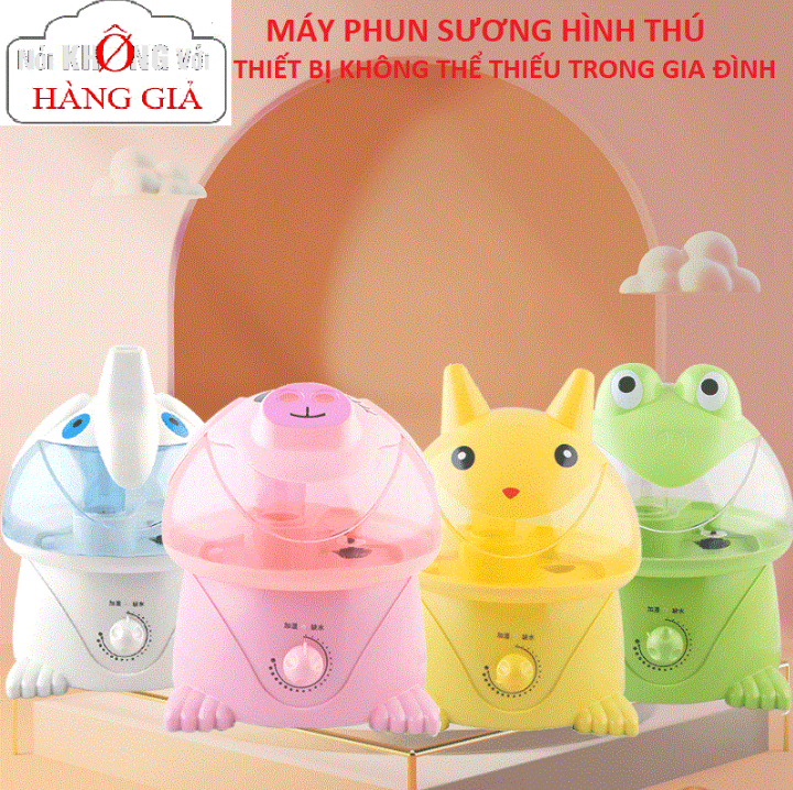 Máy phun sương hình thú 4L, máy phun sương tạo ẩm cho mọi gia đình