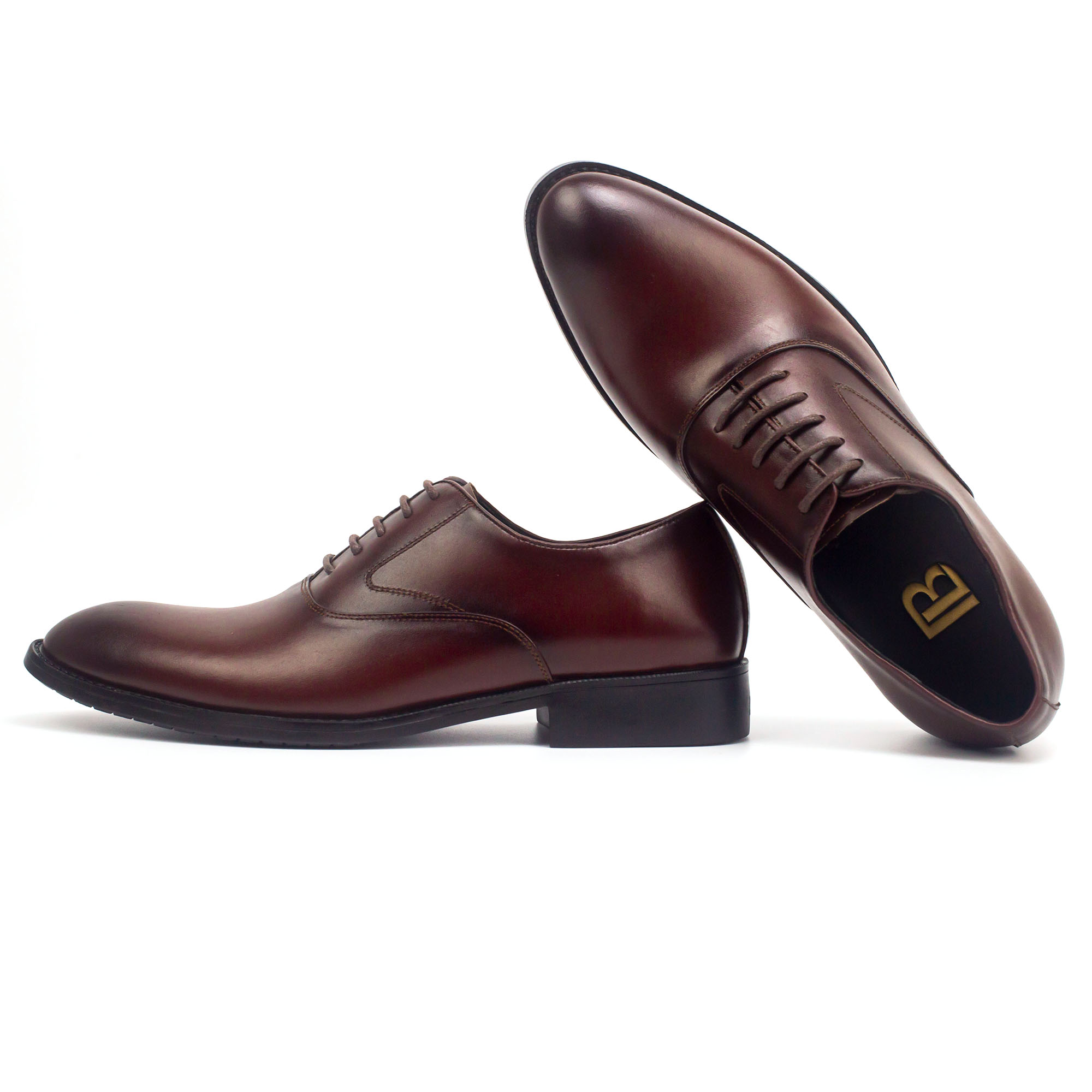 Giày da nam, giày oxford công sở Bụi Leather G104 - Da bò Nappa cao cấp - Bảo hành 12 tháng