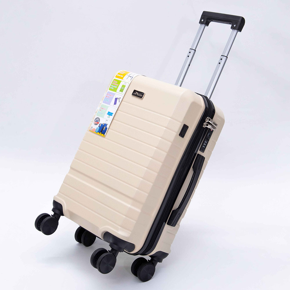 Vali Du Lịch Cao Cấp Chống Va Đập, Khóa TSA, USB Tiện Lợi – Xbags White Titan Pro Xb6105, Phong Cách Sang Trọng Thanh Lịch!