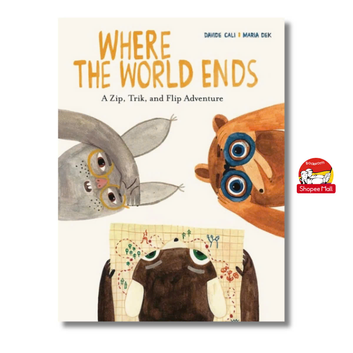 Sách - Where The World Ends by Davide Cali - Sách ngoại văn, sách thiếu nhi tiếng Anh, bìa cứng, nhập khẩu UK