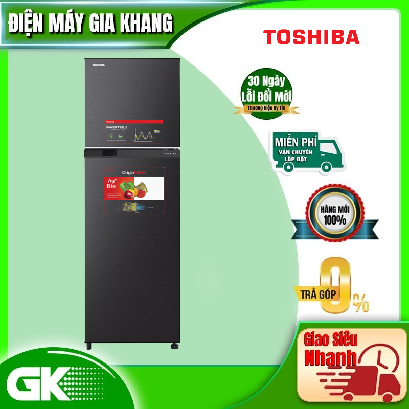 Tủ Lạnh Inverter Toshiba GR-B31VU-SK  - Hàng Chính Hãng