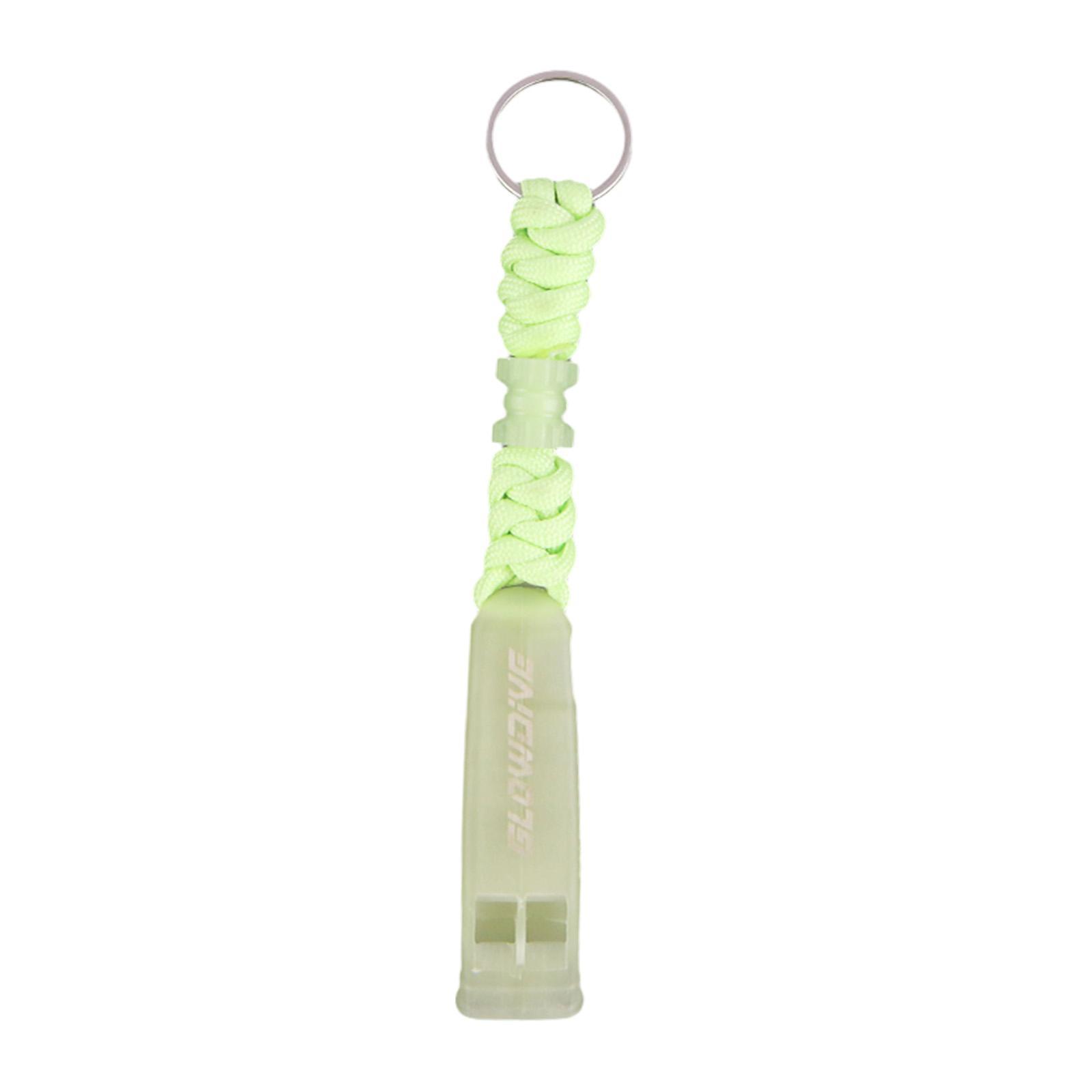 Scuba Diving Whistle Loud Sound Camping with Lanyard and Rings Glow in The Dark Whistle for Kayaking, Snorkeling, Game Event, Hiking