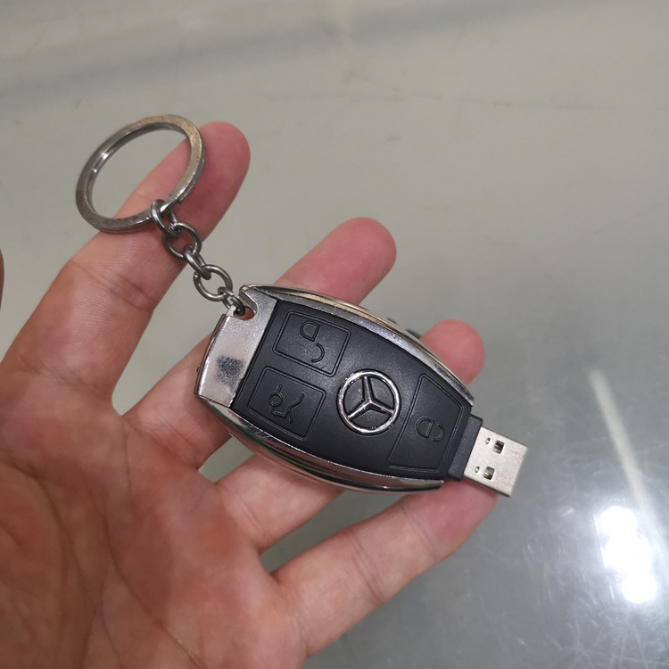 Hột quẹt bật lửa điện sạc usb móc khóa xe hơi MERCEDES fullbox - sạc điện