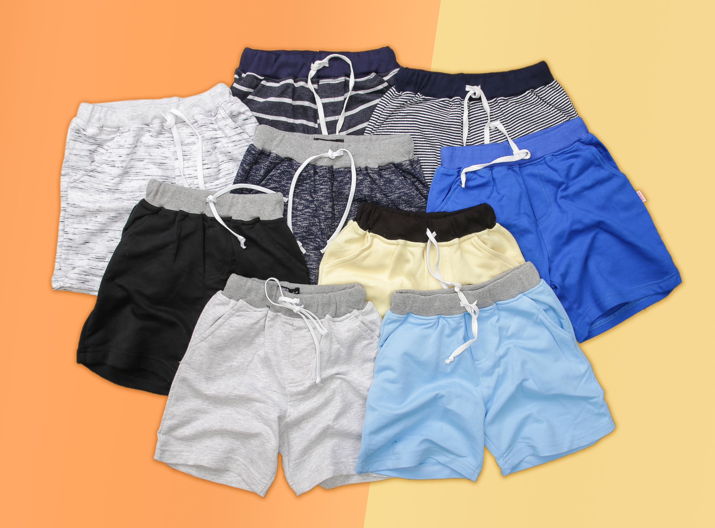 QUẦN SHORT TRẺ EM TỪ 8-30KG MÀU XANH NHẠT