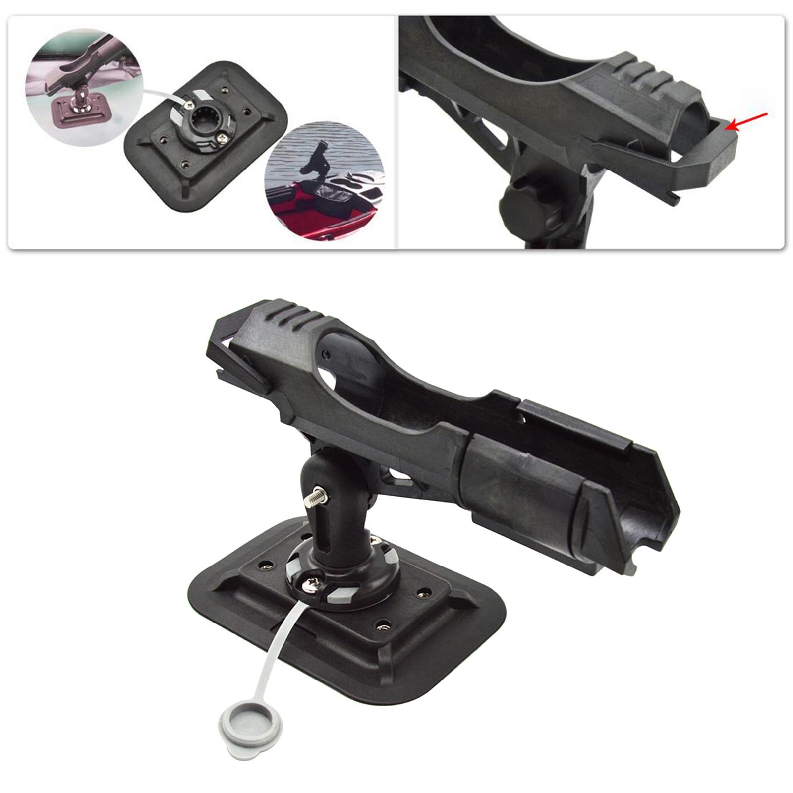 Adjustable Fishing Rod Pole Mount Stand Bracket Holder For Kayak Canoe Boat