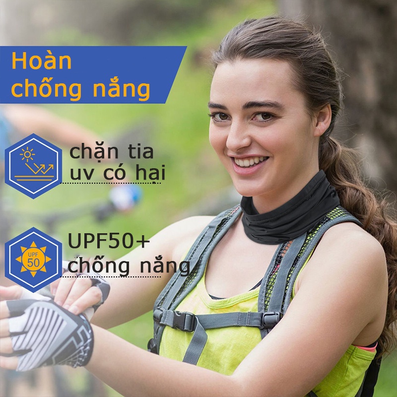 Khăn Đa Năng Chống Nắng Chống Bụi, Đi Xe Máy Đi Phượt Được Làm Bằng Vải Thun Thoáng Mát