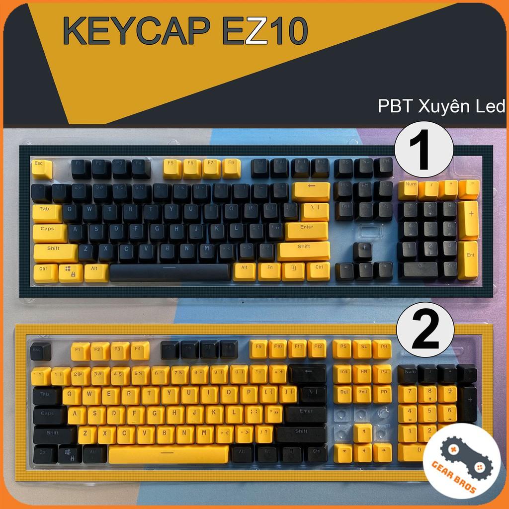 Keycap Cho Bàn Phím Cơ Chất Liệu PBT Xuyên Led EZ-10