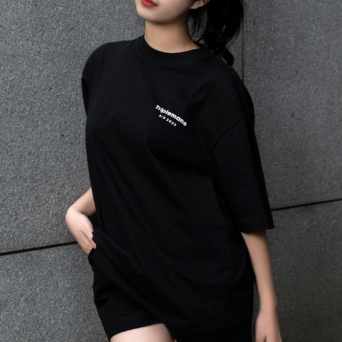 Áo thun cộc tay nam nữ Unisex NO2 Signature / BLACK- vải 100% Cotton Premium thoáng mát không bai xù, co giãn 2 chiều, định lượng lên đến 260gsm