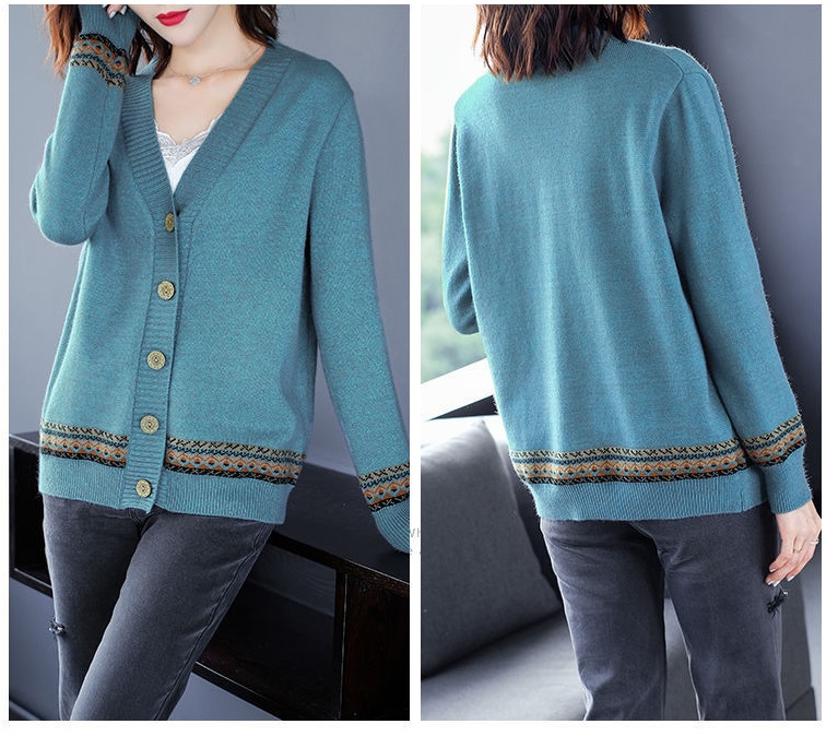 Hình ảnh Áo Cardigan Nữ Họa Tiết Xinh Thời Trang Korea Haint Boutique Ak36